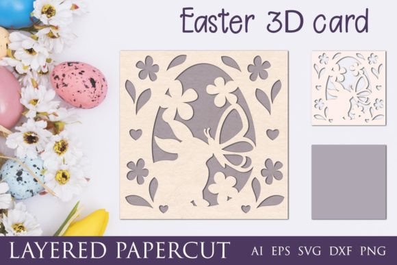 3D Layered Easter Card Papercut – A Crafts & Graphics Designer’s Review
