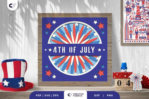 3D SVG for Independence Day Branding Review