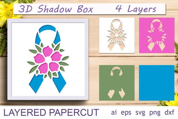 Breast Cancer Shadow Box: Laser Cutting Asset Review