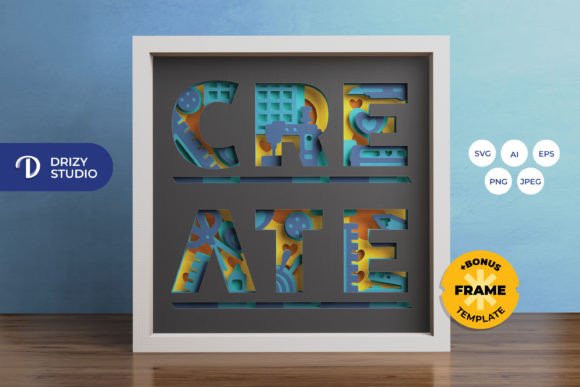 Create 3D Paper Cut: 3D SVG for Shadow Boxes
