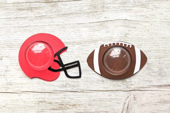 Football Candy Dome Holder 3D SVG: Entertainment Branding