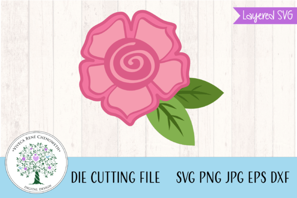 Pink Funky Flower: A Playful Embroidery Design for Whimsical Projects