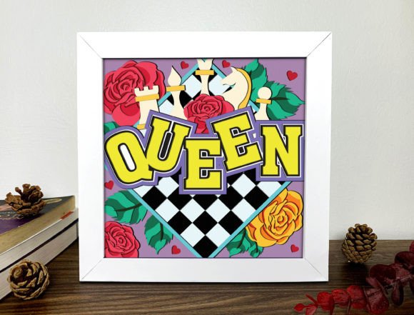 Queen 3D SVG Review: Shadow Boxes for Clients
