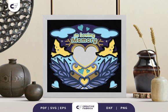 Remembrance Heart Shape 3D SVG: Editorial Asset Review